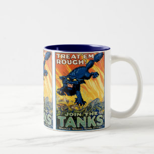 Leckerei "em Rough - Join the Tanks Zweifarbige Tasse