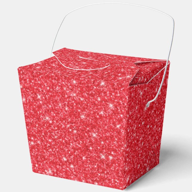 Leckerei für Glitzer Party Geschenkschachtel (Vorderseite)