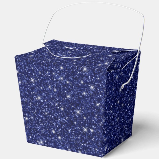 Leckerei für Glitzer Party Geschenkschachtel (Vorderseite)