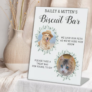 Leckerei Gastgeschenk Hochzeit Biscuit Bar Pet Fot Sockelschild