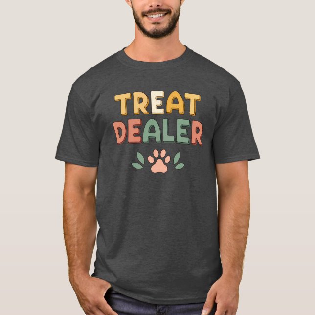Leckerei Händler - Funny Dog Lover T-Shirt (Vorderseite)