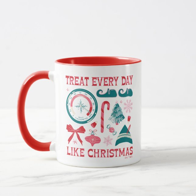 Leckerei jeden Tag wie Weihnachten Tasse (Links)