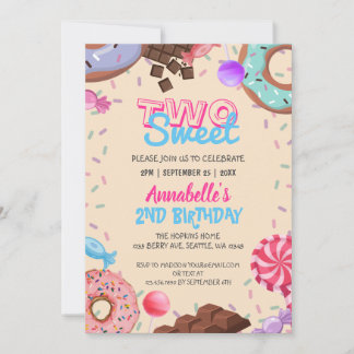 Leckerei Kid Chocolate Lollipop Sweet Second Birth Einladung