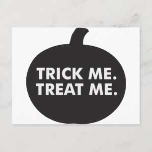 Leckerei mir, Schwarz-weiß Postkarte