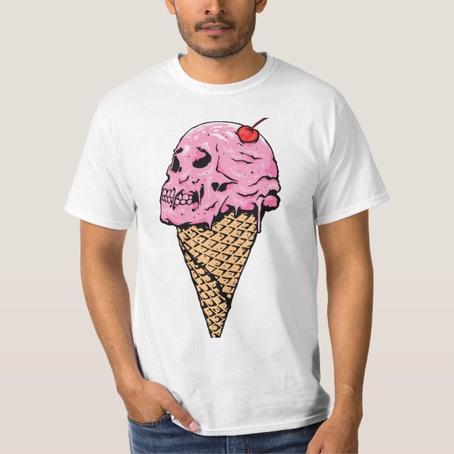 Leckerei: Schädelkone T-Shirt (Vorderseite)