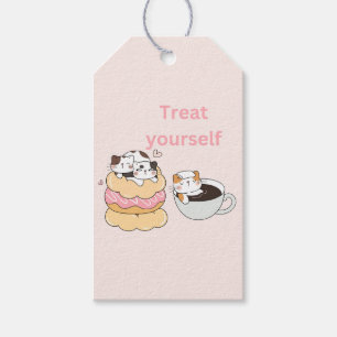 Leckerei Sie selbst Katzen Geschenkanhänger