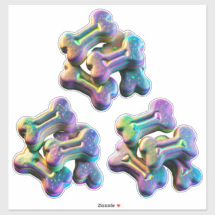 Leckerei Sie selbst - Leckereien-Aufkleber für Hun Aufkleber