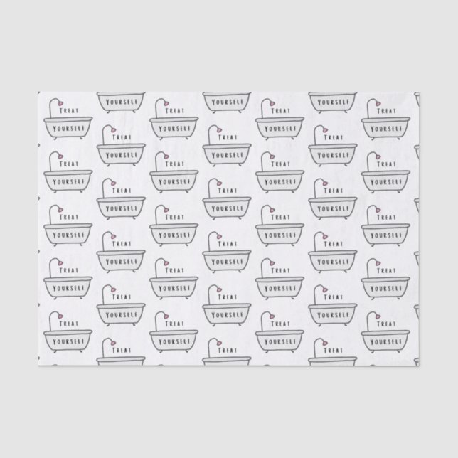 Leckerei Sie selbst Tissue Paper Seidenpapier (Vorderseite)
