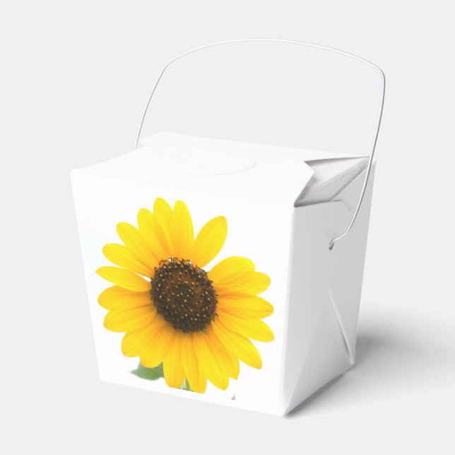 Leckerei Sonnenblumen Geschenkschachtel (Vorderseite)