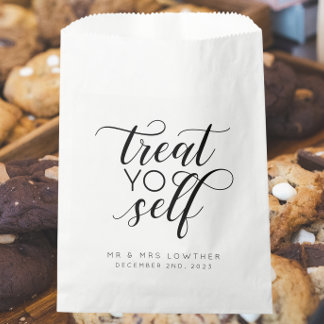 Leckerei Yo Self Calligraphy Gastgeschenk Hochzeit Geschenktütchen