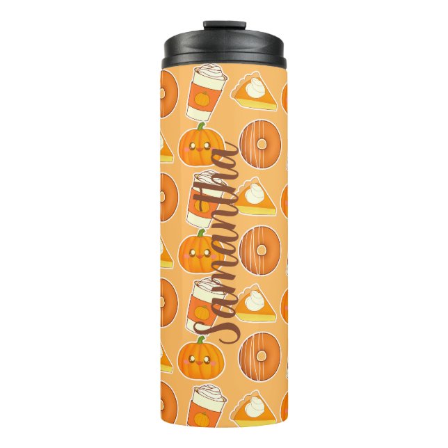 Leckereien der Herbstsaison Thermosbecher (Vorderseite)