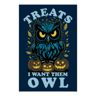 Leckereien, die ich ihnen Gewollt habe Halloween Poster