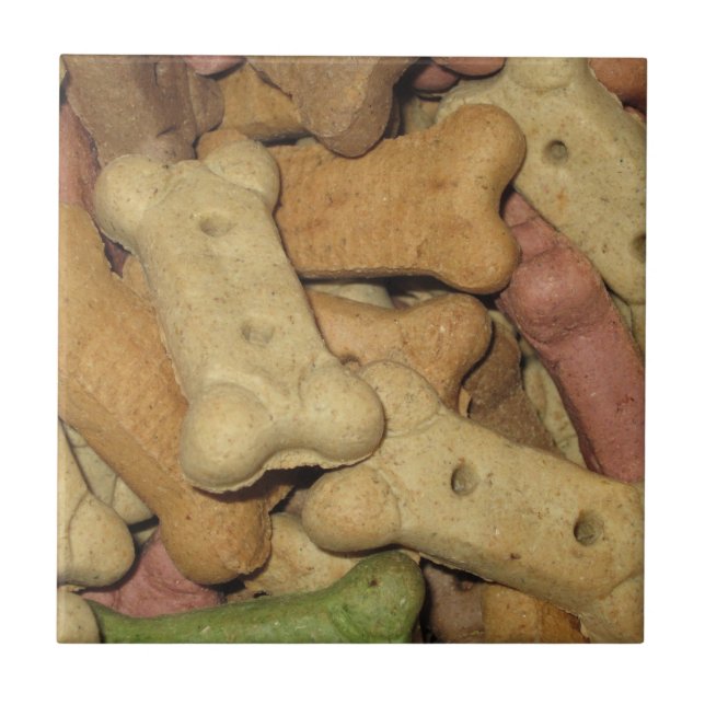 Leckereien für Hunde Fliese (Vorderseite)