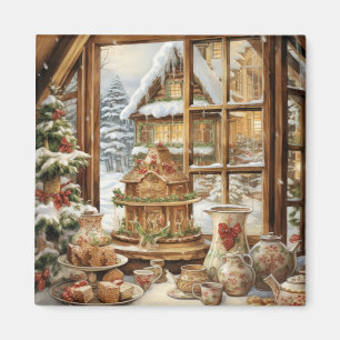 Leckereien für Lebkuchen Fenster Nr. 1 Magnet