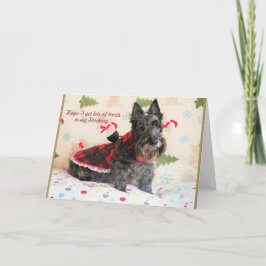 Leckereien in meinem Strumpf Karte