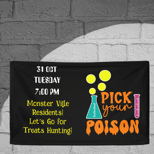 Leckereien jagen Halloween Community Family Banner