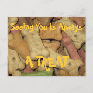 Leckereien "Sehen ist immer eine LECKEREI" Postkar Postkarte