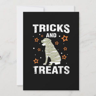 Leckereien _ Tricks Rottweiler Halloween Kostümmus Ankündigung