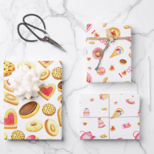 Leckereien und mehr Leckereien Geschenkpapier Set