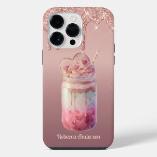 Leckerer Boba-Blasen-Milchtee-Dessert iPhone 14 Pro Max Hülle