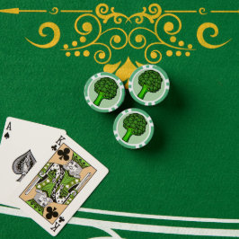 Leckerer Brokkoli Pokerchips