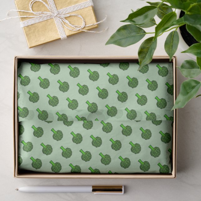 Leckerer Brokkoli Seidenpapier (Geschenk)