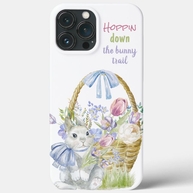 Leckerer Frühlingskorb Bunny Pastel Floral Case-Mate iPhone Hülle (Rückseite)