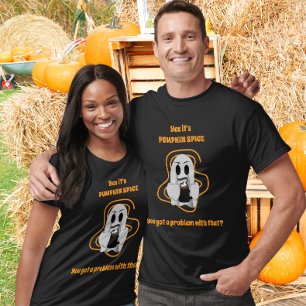 Leckerer Geister-Kürbis-Gewürz-Latte T-Shirt
