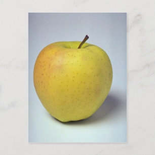 Leckerer Golden Delicious Apfel Postkarte