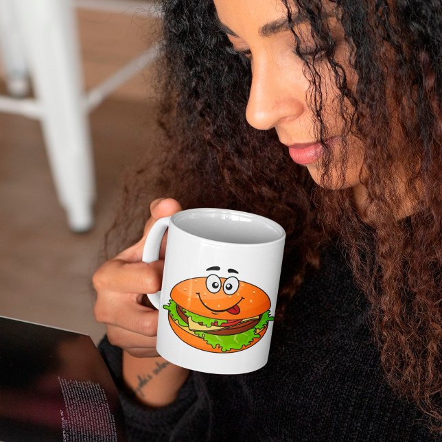 Leckerer Hamburger Kaffeebecher Kaffeetasse (Von Creator hochgeladen)
