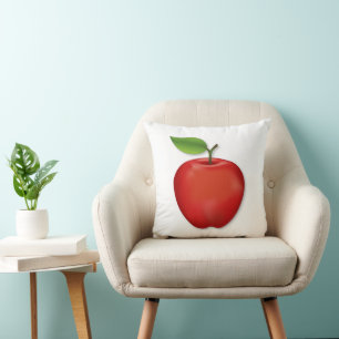 Leckerer Roter Köstlicher Apfel Kissen