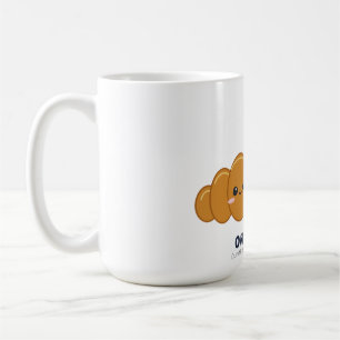 Leckerer Streikender Französischer Croissant-Witzi Kaffeetasse