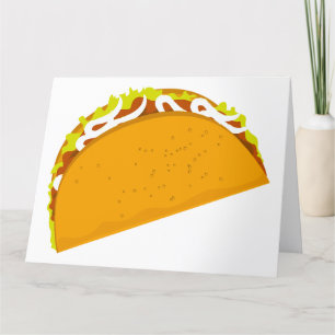 Leckerer Taco machen jede Tagesbessere Karte