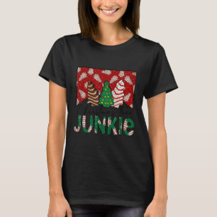 Leckerer Weihnachtsbaumkuchen-Junkie, die Saison i T-Shirt