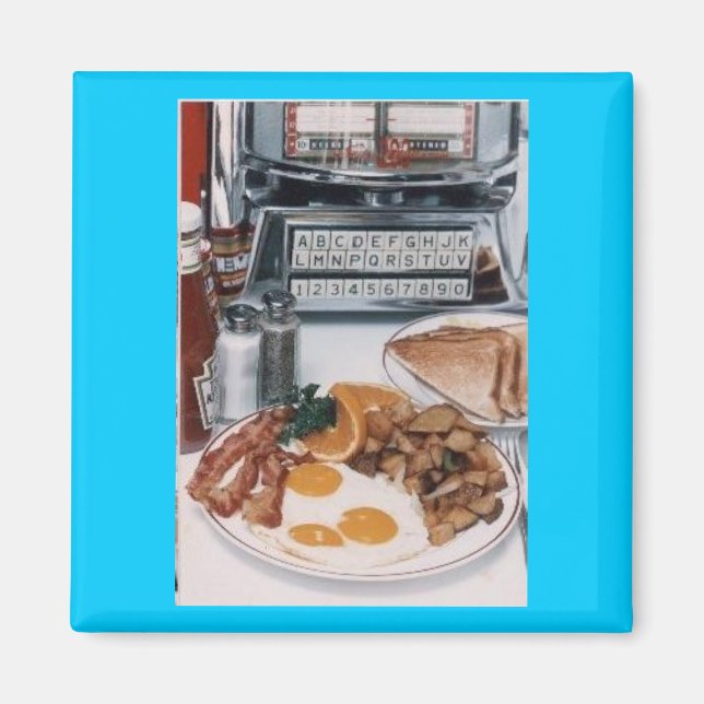 Leckeres Diner-Essen-Magnet Magnet (Vorne)