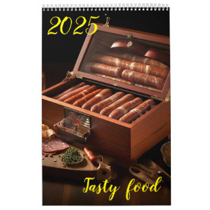Leckeres Essen. 2025 Kalender