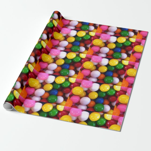 Leckeres Gumballs Geschenkpapier (Ungerollt)
