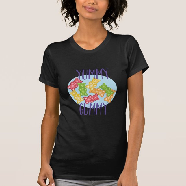 Leckeres gummiartiges T-Shirt (Vorderseite)