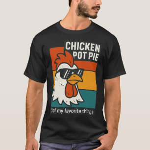 Leckeres Hühnchen-Pot-Pie-Funny-Retro-Humor T-Shirt