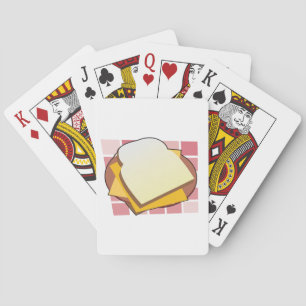 Leckeres Käsesandwich Spaßessen Spielkarten