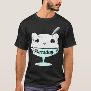 Leckeres Katzen-Eis am Donnerstag T-Shirt