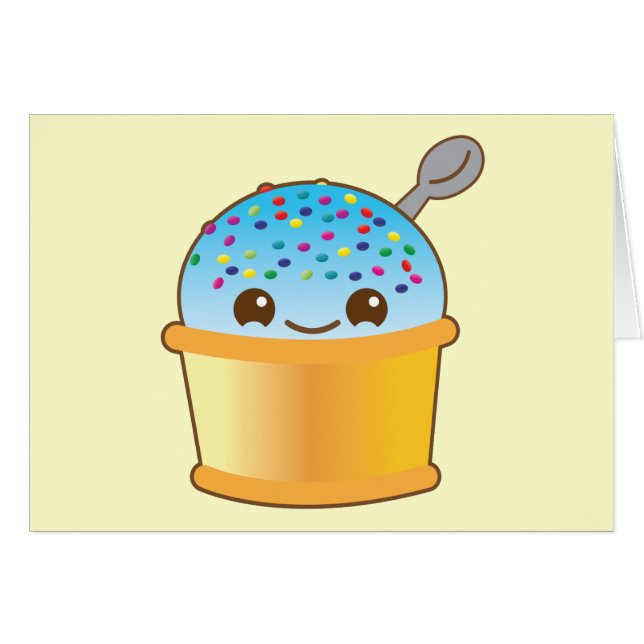 Leckeres leckeres Eimereiscreme kawaii! NP (Vorderseite (Horizontal))