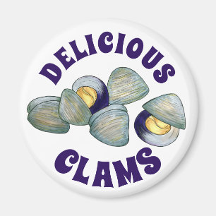 Leckeres New England RI Steamed Clams Magnet