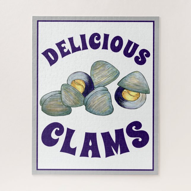 Leckeres New England RI Steamed Clams Puzzle (Vertikal)