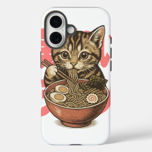 Leckeres Ramen-Kätzchen iPhone 16 Hülle