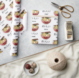 Leckeres Ramen; Kawaii Ramen-Schüssel Geschenkpapier