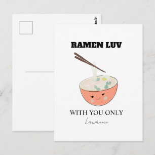 Leckeres Ramen-Suppe aus dem Gefängnis über weite  Postkarte