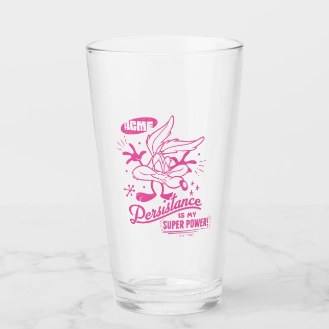 Leckeres Retro WILE E. COYOTE™ Glas (Vorderseite)