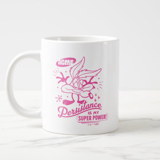 Leckeres Retro WILE E. COYOTE™ Jumbo-Tasse (Links)