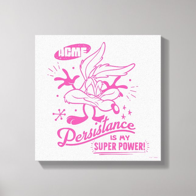 Leckeres Retro WILE E. COYOTE™ Leinwanddruck (Vorderseite)